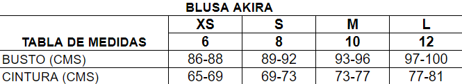 Blusa Akira