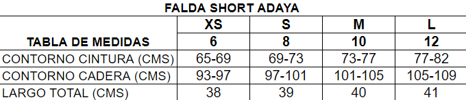 Falda Short Adaya