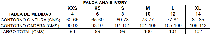 Falda Anaís