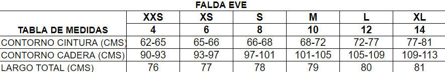 Falda Eve